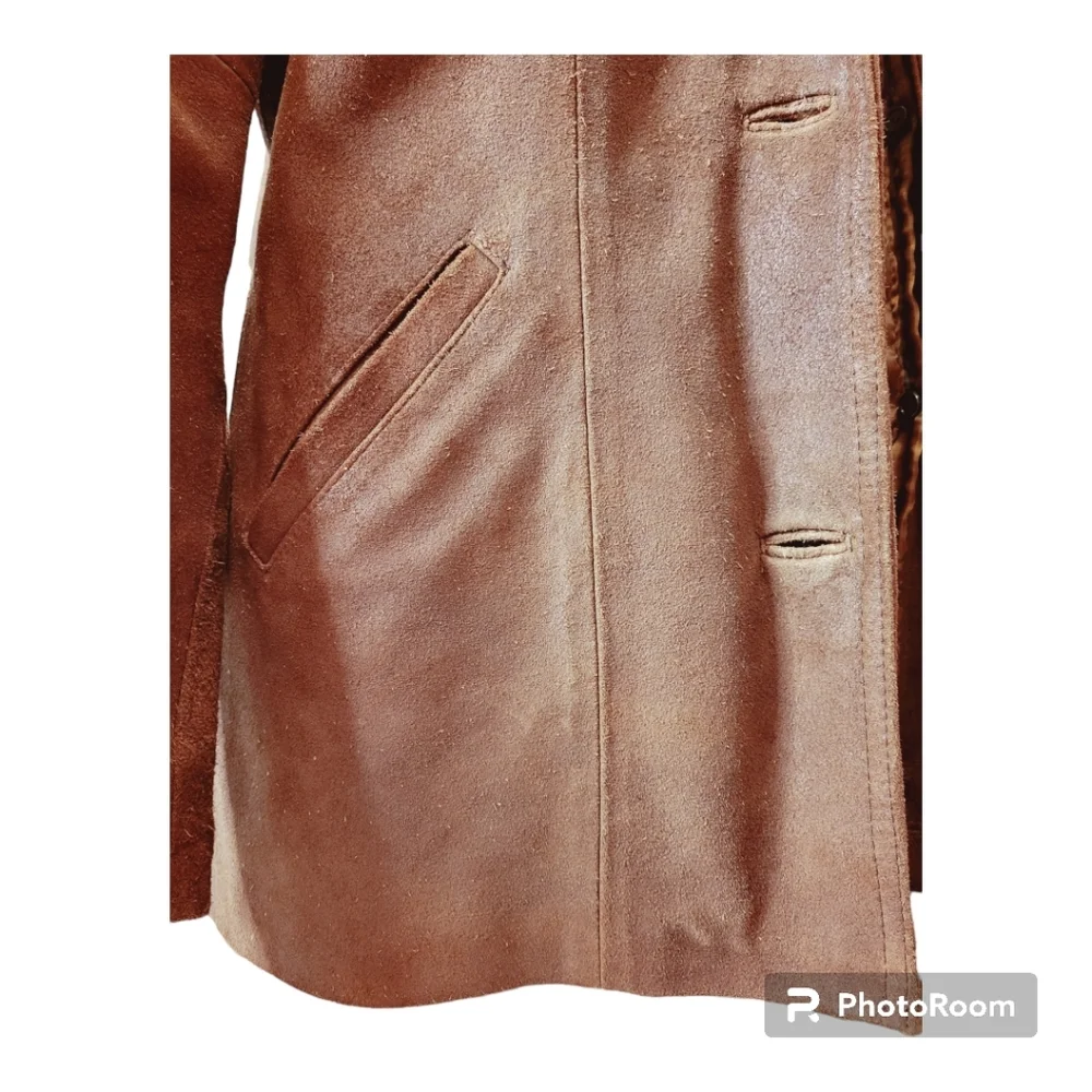 🌟Authentic Vintage Sherling/Leather Coat🌟 - Picture 7 of 9